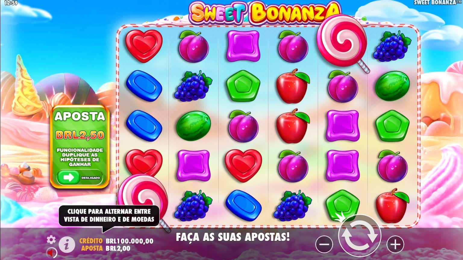 Caça-níqueis 3D Sweet Bonanza