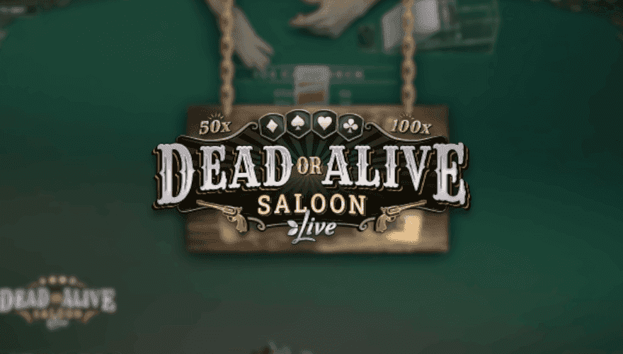 banner Dead or Alive Saloon